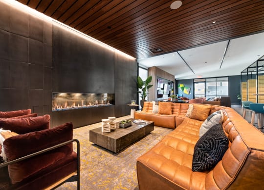 Clubhouse Lounge with Fireplace