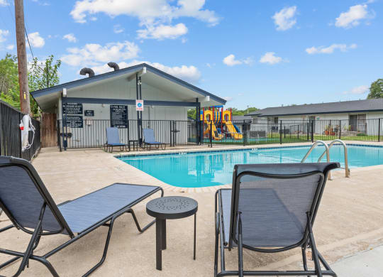 our apartments showcase an unique swimming pool