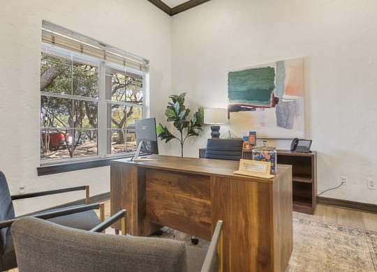 Leasing Office at Villas at Rogers Ranch, Texas, 78258
