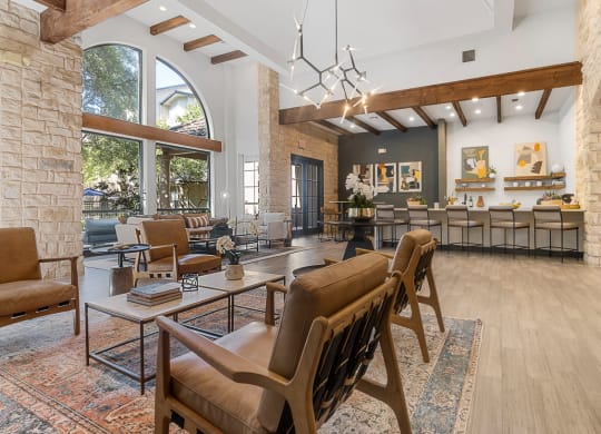 Community Clubroom at Villas at Rogers Ranch, San Antonio