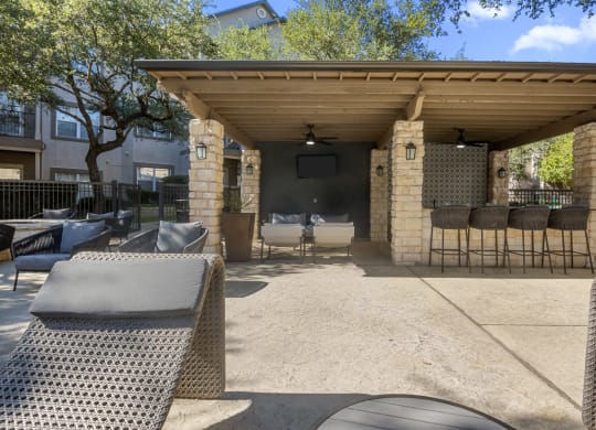 Outdoor Living Areas at Villas at Rogers Ranch, San Antonio, 78258
