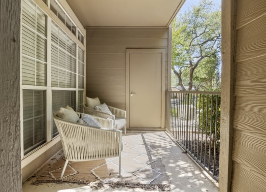 Private Patio at Villas at Rogers Ranch, San Antonio, 78258