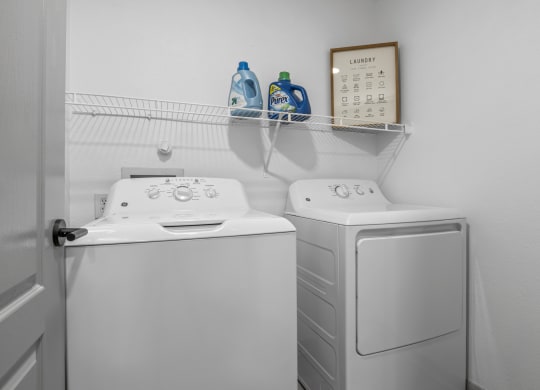 In Home Full Size Washer And Dryer at Villas at Rogers Ranch, Texas
