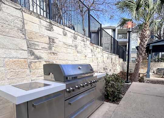 Outdoor Grill at Remington Ranch, San Antonio, Texas