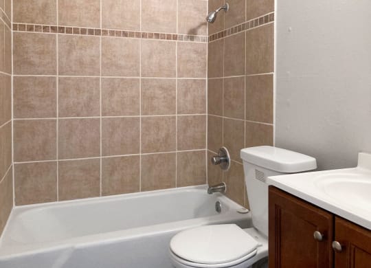 Large Soaking Tub In Bathroom at Sunset Heights, San Antonio, TX, 78209