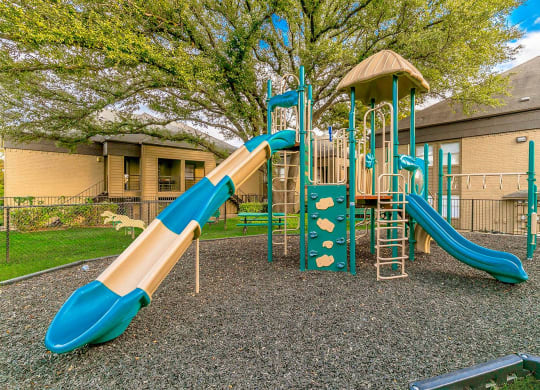 our apartments have a playground for your kids to play