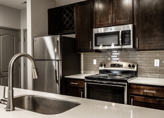 Kitchen at Bella Vista Apartments in Fishers, IN 46038
