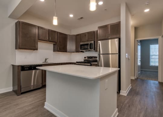 Kitchen (Luxury Floor Plan) at Emerald Creek Apartments, Greenville