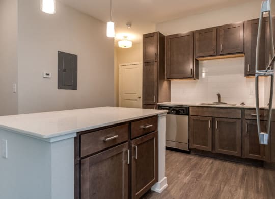 Kitchen (Prestige Floor Plan) at Emerald Creek Apartments, Greenville