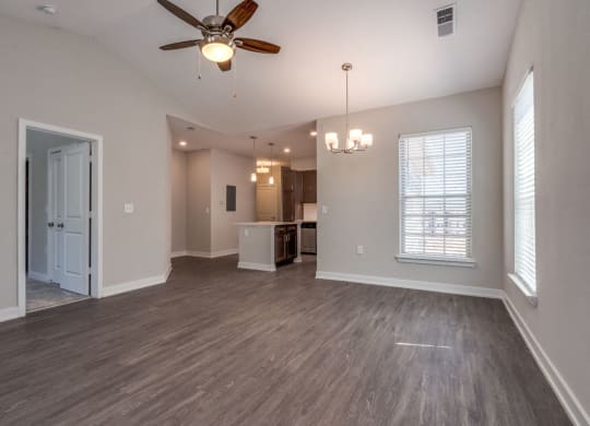 Living Room (Prestige Floor Plan) at Emerald Creek Apartments, Greenville