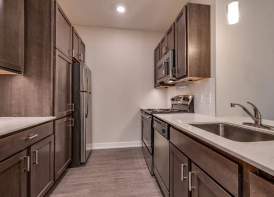 Kitchen (Elite Floor Plan) at Emerald Creek Apartments, Greenville