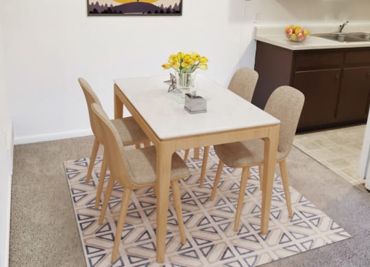 Dining Room at Timberbrook Apartments, Peoria, IL