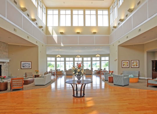 Luxurious Clubhouse at The Harbours Apartments, Michigan