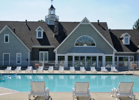 Swimming Pool and Sundeck at The Landings, Westland, MI
