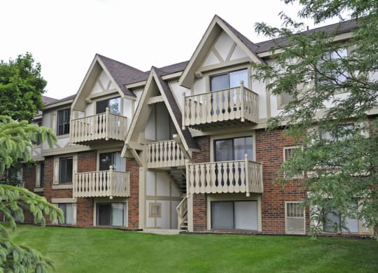 Balcony Garden Views at Eastgate Woods Apartments, Batavia, OH