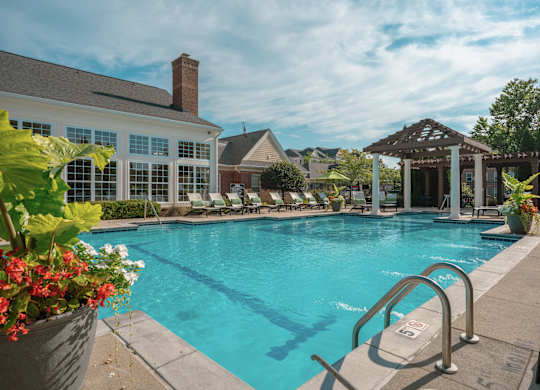 Swimming Pool at Alexandria of Carmel Apartments, Carmel, Indiana