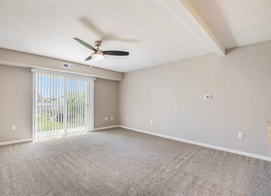 third floor living room with 9' ceiling at Andover Pointe Apartment Homes, NE, 68138