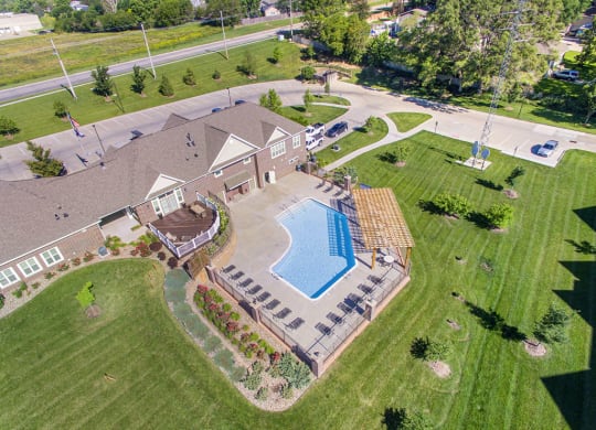 Green Aerial View at Andover Pointe Apartment Homes, Nebraska, 68138