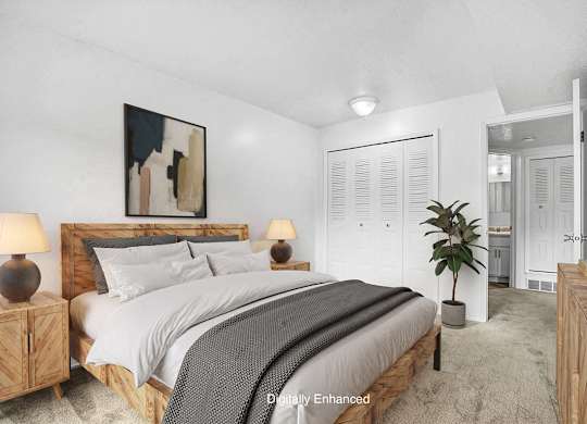 Spacious bedroom at Apple Ridge Apartments, Walker, MI