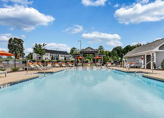 the swimming pool at our apartments at Avellan Springs Apartments, Morrisville, North Carolina