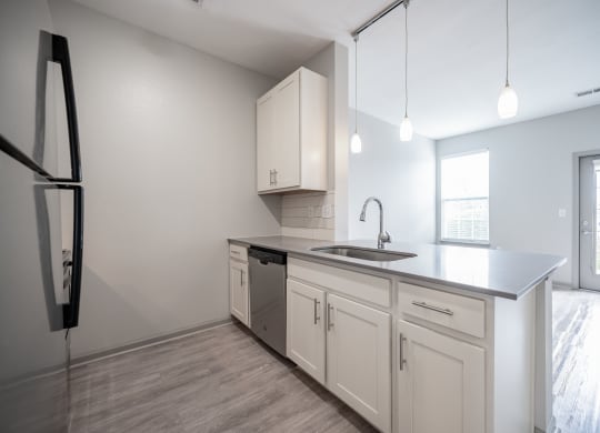 Kitchen Unit at The Avenue at Polaris Apartments, Columbus, Ohio