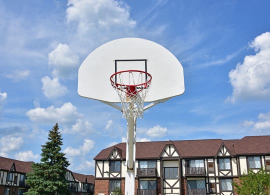 Basketball Court at Charter Oaks Apartments, Davison, Michigan