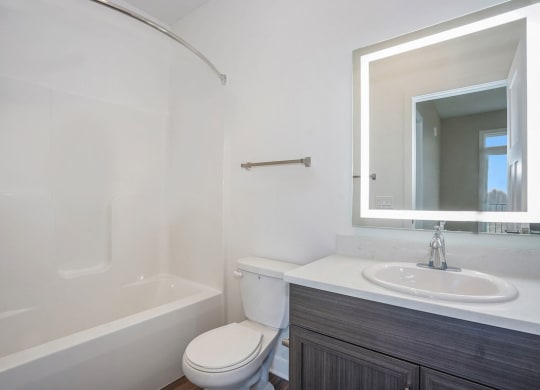Modern Bathroom at Meadowbrooke Apartment Homes in Kentwood, MI 49512