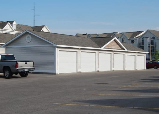 Garages Available at Black Sand Apartment Homes, Lincoln, Nebraska
