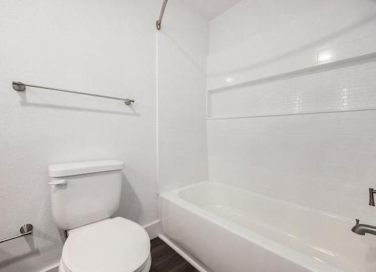 Renovated, Modern Shower/Bathtub at Byron Lakes Apartments, Byron Center, MI, 49315