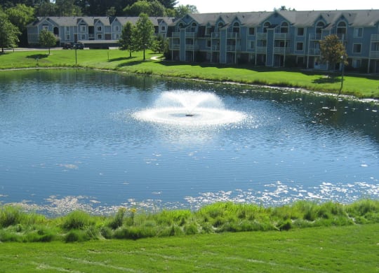 Pristine Pond Landscaping at Canal Club Apartments, Lansing, 48917