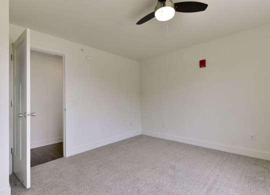 Bedroom with Ceiling Fan at Chase Creek Apartment Homes, Huntsville, AL, 35811