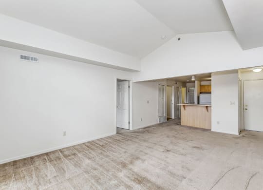 two bedroom with cathedral ceiling at Colonial Pointe at Fairview Apartments, Bellevue