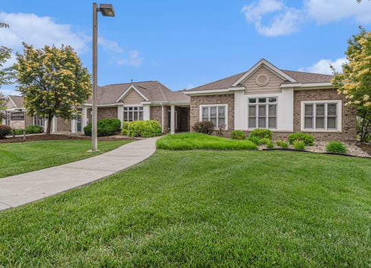 Leasing, Office, Community Clubhouse, and Fitness Center at Colonial Pointe at Fairview Apartments in Bellevue, NE