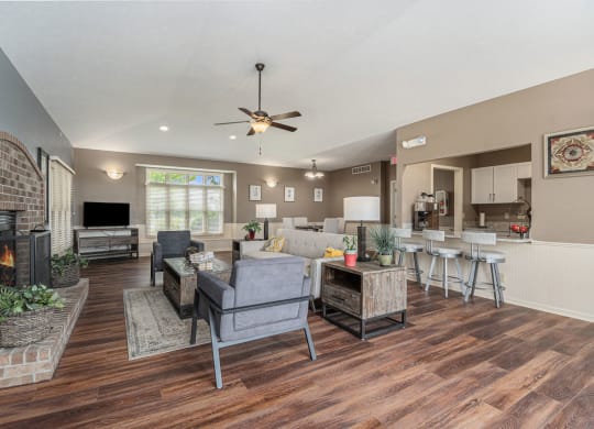 Clubhouse with Wi-Fi at Colonial Pointe at Fairview Apartments, Nebraska
