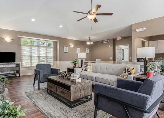 Lounge Area In Clubhouse with wi-fi at Colonial Pointe at Fairview Apartments, Nebraska