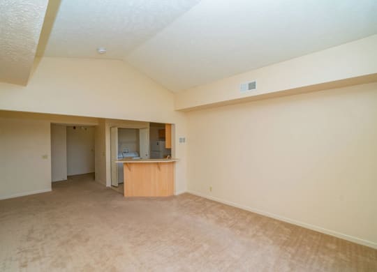 Third-Floor Cathedral Ceiling at Colonial Pointe at Fairview Apartments, Bellevue, NE