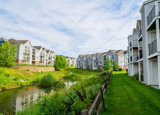 Beautiful Pond at Colonial Pointe at Fairview Apartments, Bellevue, Nebraska