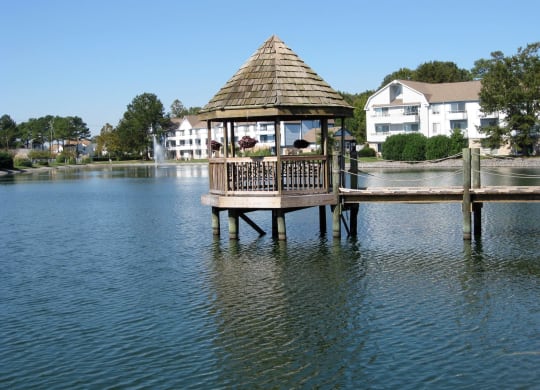 Pier and Pagoda at WaterFront Apartments, Virginia Beach, VA,23453