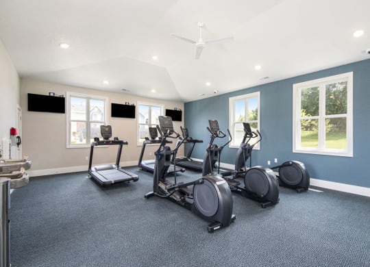 24 hour fitness center at The Crossings Apartments, Michigan, 49508