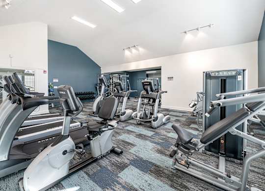 Cardio Equipment at Latitudes Apartments, Indianapolis, Indiana