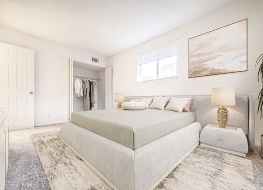 Delphinium Bedroom at Timberbrook Apartments, Peoria, IL, 61614