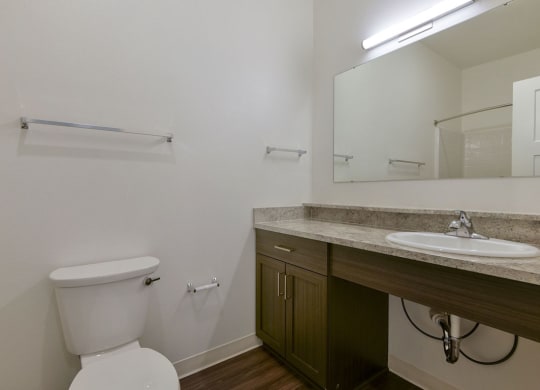 Master Bathroom at Dodson Pointe Apartment Homes, Rogers, AR, 72758