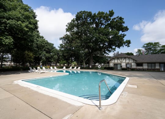 take a dip in our resort style pool at Beacon Hill and Great Oaks Apartments, Rockford, Illinois