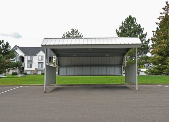 Carport at Portsmouth Apartments, Michigan