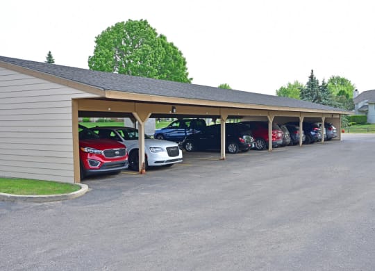 Carports are Available at Grand Bend Club, Grand Blanc, Michigan
