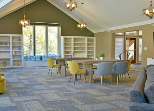 Clubhouse Lounge Areas at Eastgate Woods Apartments, Ohio