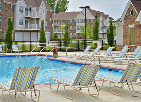 Poolside Sundeck at Irene Woods Apartments, Collierville