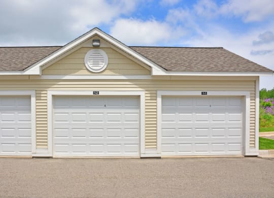 Detached remote controlled garages available