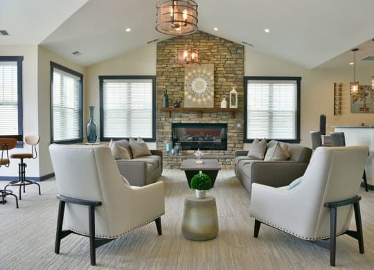 Clubhouse With Fireplace at Badger Canyon, Kennewick, WA