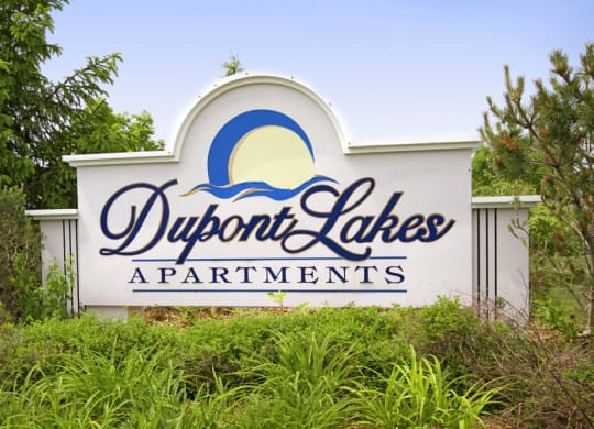 Elegant Property Signage at Dupont Lakes Apartments, Fort Wayne, IN, 46825